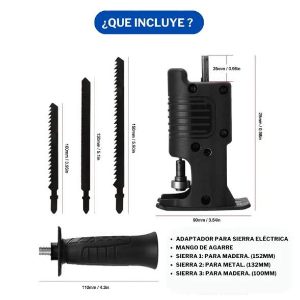 SIERRA CALADORA ADAPTADOR PARA TALADRO